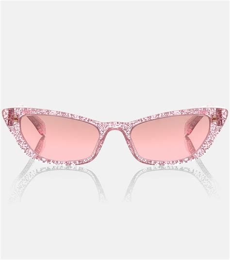 replica miu miu glitter sunglasses